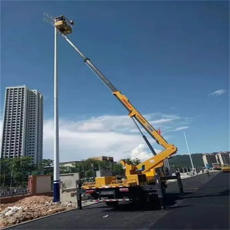 六安金安维修路灯的曲臂升降车出租